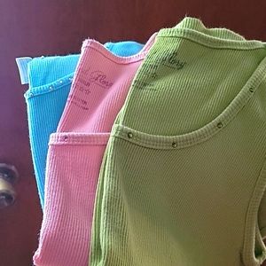 Faded Glory, medium, pink, blue, green